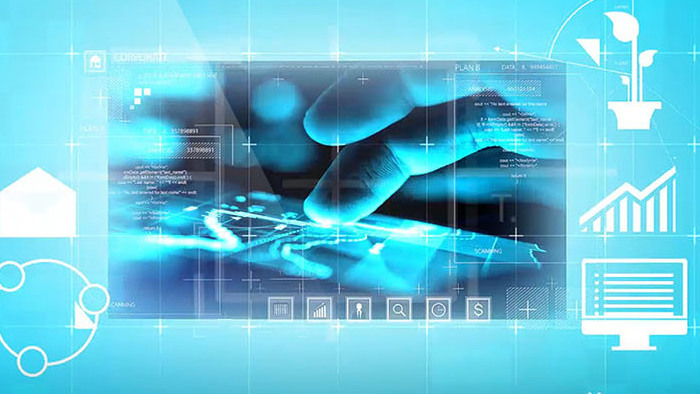 科技大數據網絡片頭ae模板